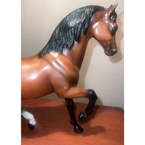 Vintage Breyer Traditional Brown Family Arabian Stallion Horse #13 - Picture 6 of 10